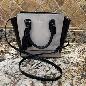 Black and White Coach Crossbody